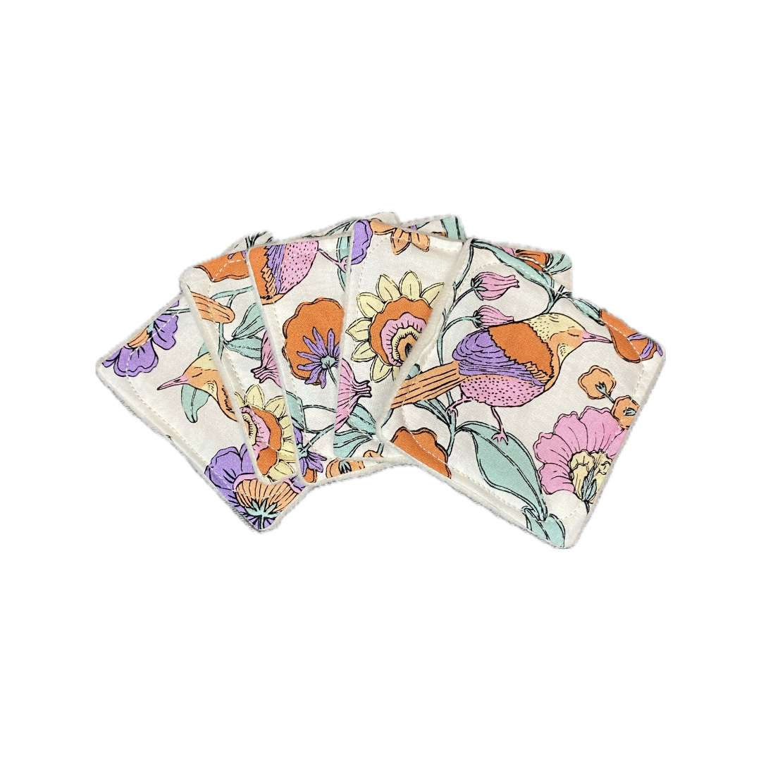 Lot de 5 cotons démaquillants