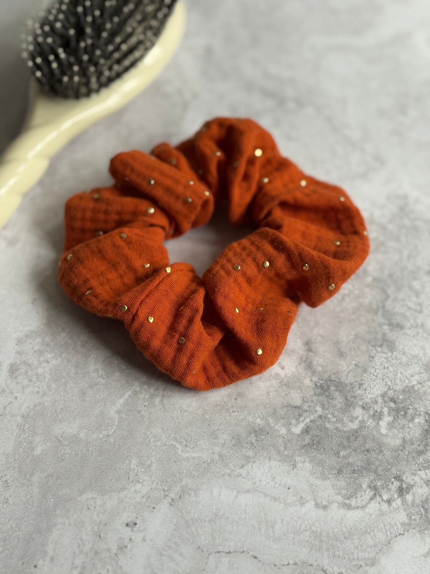 Chouchou double gaze de coton