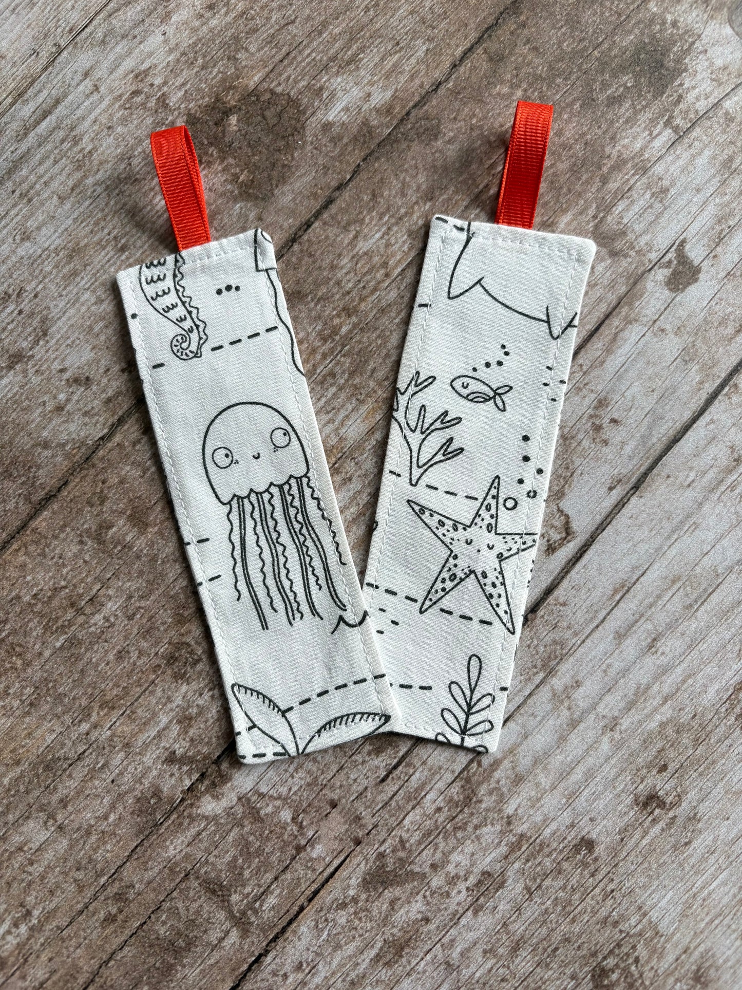 Marque page à colorier